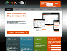 Tablet Screenshot of enveille.com